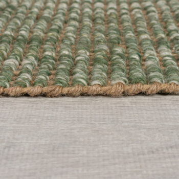 Flair Rugs, Behúň Mottle Jute Ombre Green, 60x230, zelená, chodba / predsieň