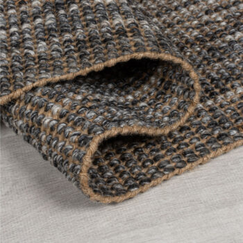 Flair Rugs, Behúň Mottle Jute Ombre Grey, 60x230, šedá, chodba / predsieň