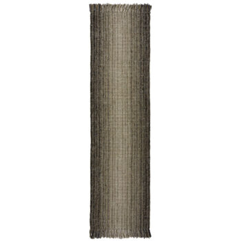 Flair Rugs, Behúň Mottle Jute Ombre Grey, 60x230, šedá, chodba / predsieň