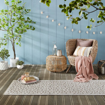 Flair Rugs, Behúň Piatto Argento Silver – na von aj na doma, 66x230, šedá, chodba / predsieň