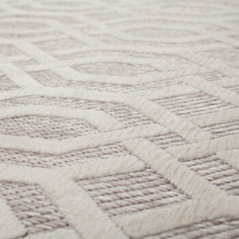 Flair Rugs, Behúň Piatto Mondo Natural – na von aj na doma, 66x230, béžová, chodba / predsieň