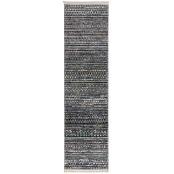Flair Rugs, Behúň Santiago Camino Blue, 66x300, modrá, obývacia izba