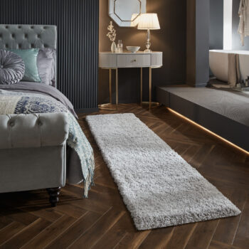 Flair Rugs, Behúň Shaggy Teddy Grey, 60x230, šedá, detská izba