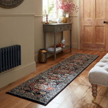Flair Rugs, Behúň Sincerity Royale Gillingham Blue, 66x300, viacfarebná, chodba / predsieň