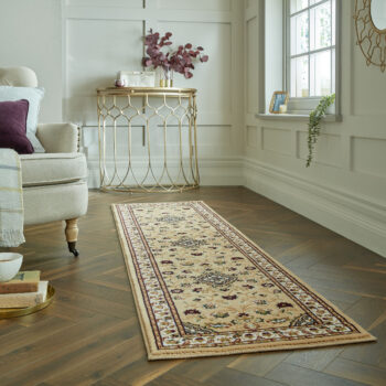 Flair Rugs, Behúň Sincerity Royale Sherborne Beige, 66x300, béžová, chodba / predsieň