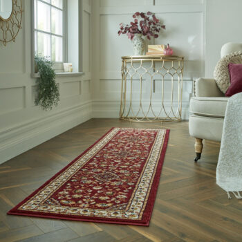 Flair Rugs, Behúň Sincerity Royale Sherborne Red, 66x300, červená, chodba / predsieň