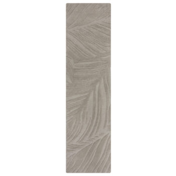 Flair Rugs, Behúň Solace Lino Leaf Grey, 60x230, šedá, chodba / predsieň