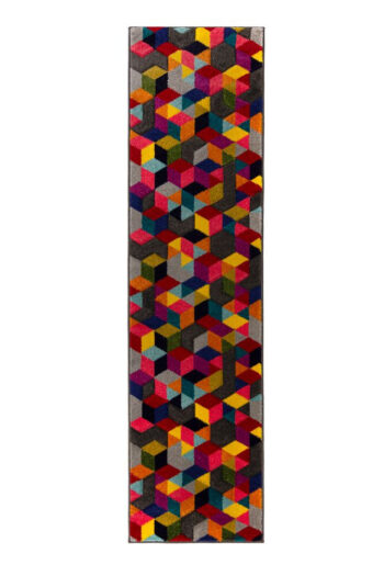 Flair Rugs, Behúň Spectrum Dynamic Multi, 66x230, viacfarebná, chodba / predsieň