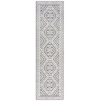 Flair Rugs, Behúň Verve Jaipur Grey, 60x240, šedá, chodba / predsieň