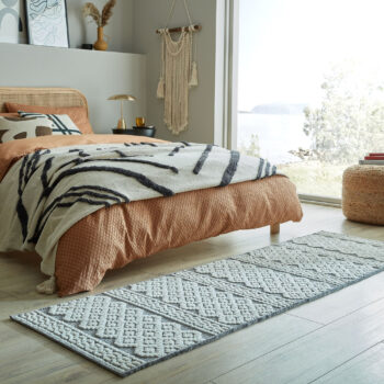 Flair Rugs, Behúň Verve Jhansi Grey, 60x240, šedá, chodba / predsieň