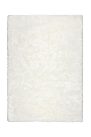 Flair Rugs, DOPREDAJ: 80x150 cm Kusový koberec Faux Fur Sheepskin Ivory, 80x150, biela, obývacia izba