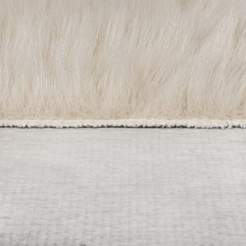Flair Rugs, Kusový koberec Alpine Faux Fur Natural, 180x290, béžová, obývacia izba