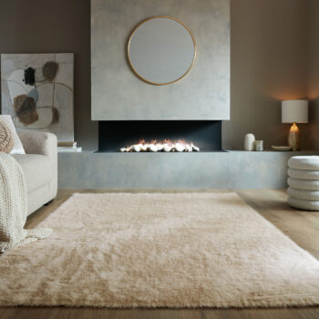 Flair Rugs, Kusový koberec Alpine Faux Fur Natural, 80x150, béžová, obývacia izba