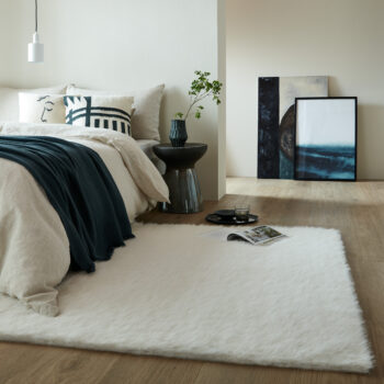 Flair Rugs, Kusový koberec Alpine Faux Fur White, 180x290, biela, obývacia izba