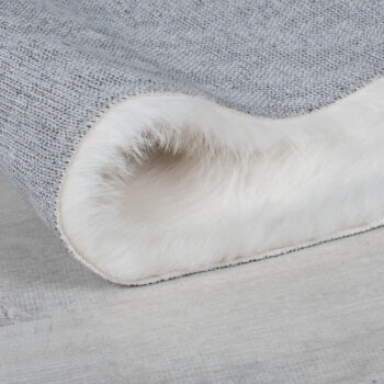 Flair Rugs, Kusový koberec Alpine Faux Fur White, 180x290, biela, obývacia izba