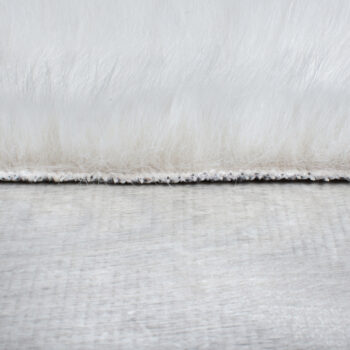 Flair Rugs, Kusový koberec Alpine Faux Fur White, 180x290, biela, obývacia izba