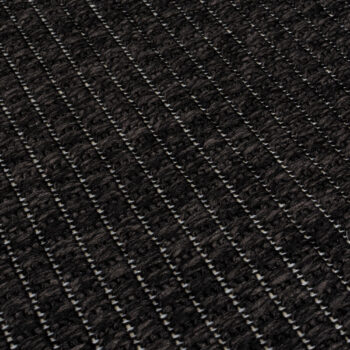 Flair Rugs, Kusový koberec Aruba Alfresco Weave Charcoal – na von aj na doma, 80x150, čierna, chodba / predsieň
