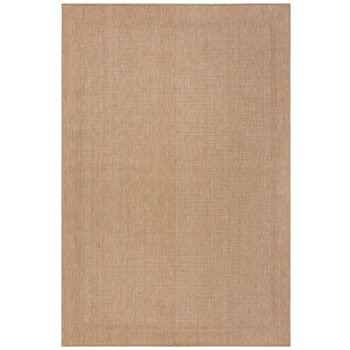 Flair Rugs, Kusový koberec Aruba Alfresco Weave Natural – na von aj na doma, 80x150, béžová, chodba / predsieň