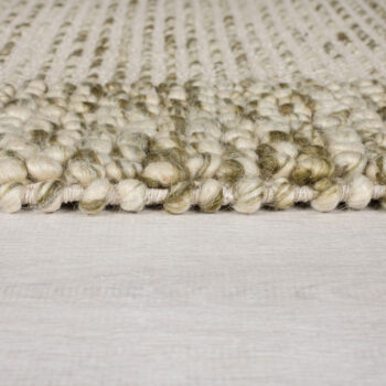 Flair Rugs, Kusový koberec Bobble Wool Green, 80x150, zelená, obývacia izba