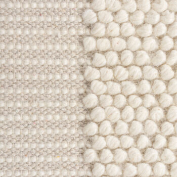 Flair Rugs, Kusový koberec Bobble Wool Ivory, 120x170, biela, obývacia izba