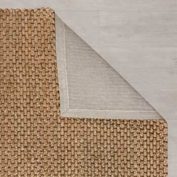 Flair Rugs, Kusový koberec Chunky Jute Sol Natural, 60x150, hnedá, chodba / predsieň