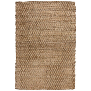 Flair Rugs, Kusový koberec Chunky Jute Sol Natural, 60x150, hnedá, chodba / predsieň