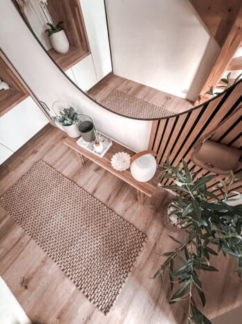 Flair Rugs, Kusový koberec Chunky Jute Sol Natural, 60x150, hnedá, chodba / predsieň