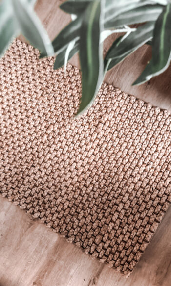 Flair Rugs, Kusový koberec Chunky Jute Sol Natural, 60x150, hnedá, chodba / predsieň