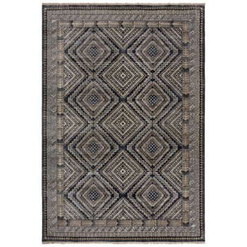 Flair Rugs, Kusový koberec Cooper Babylon Traditional Blue, 120x170, modrá, obývacia izba