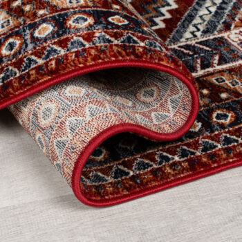 Flair Rugs, Kusový koberec Cooper Babylon Traditional Red, 120x170, červená, obývacia izba