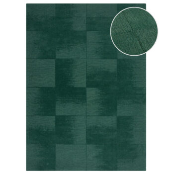 Flair Rugs, Kusový koberec Demi Check Ombre Green, 120x170, zelená, obývacia izba