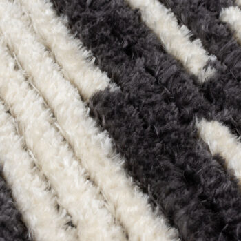 Flair Rugs, Kusový koberec Domino Lina Berber Monochrome, 120x170, šedá, obývacia izba
