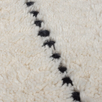 Flair Rugs, Kusový koberec Dottie Linear Black/White, 120x170, biela, obývacia izba