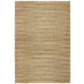 Flair Rugs, Kusový koberec Drew Braid Stripe Natural, 160x230, béžová, chodba / predsieň