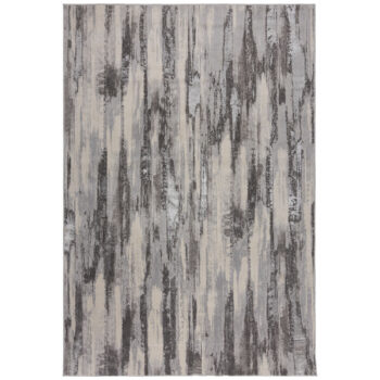 Flair Rugs, Kusový koberec Eris Gleam Silver, 120x170, šedá, obývacia izba