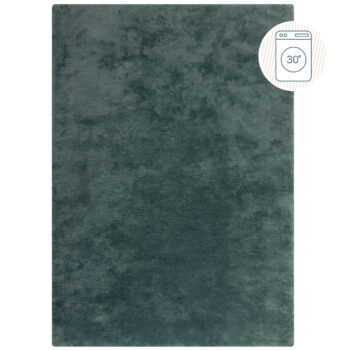 Flair Rugs, Kusový koberec Faroe Faux Fur Blue, 120x170, modrá, obývacia izba