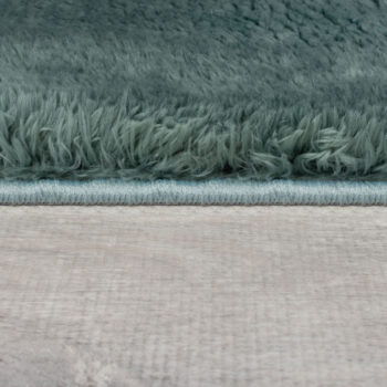 Flair Rugs, Kusový koberec Faroe Faux Fur Blue, 120x170, modrá, obývacia izba
