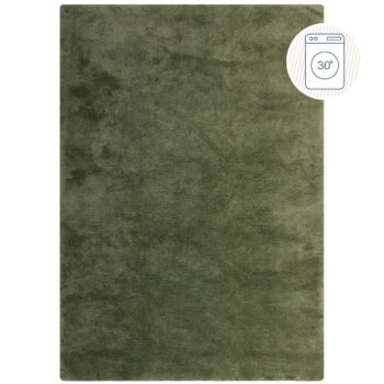 Flair Rugs, Kusový koberec Faroe Faux Fur Green, 80x150, zelená, obývacia izba