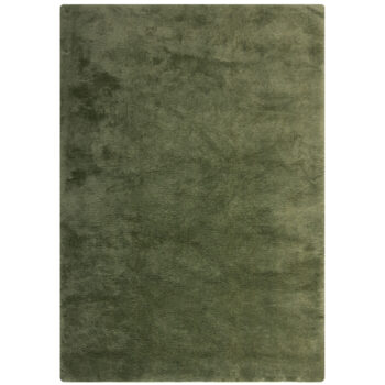Flair Rugs, Kusový koberec Faroe Faux Fur Green, 80x150, zelená, obývacia izba