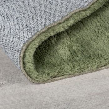 Flair Rugs, Kusový koberec Faroe Faux Fur Green, 80x150, zelená, obývacia izba