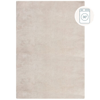Flair Rugs, Kusový koberec Faroe Faux Fur Ivory, 80x150, biela, obývacia izba