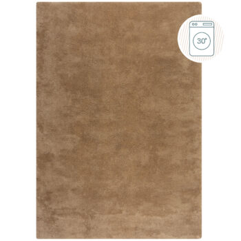 Flair Rugs, Kusový koberec Faroe Faux Fur Natural, 160x230, hnedá, obývacia izba