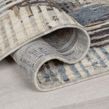 Flair Rugs, Kusový koberec Fuse Marly Geo Blue, 120x170, viacfarebná, obývacia izba