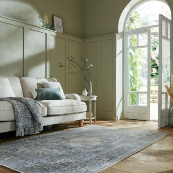 Flair Rugs, Kusový koberec Hebden Windsor Green, 160x230, zelená, obývacia izba