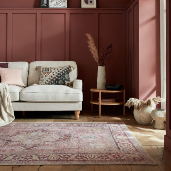 Flair Rugs, Kusový koberec Hebden Windsor Pink, 120x170, ružová, obývacia izba
