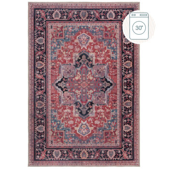 Flair Rugs, Kusový koberec Hebden Windsor Red, 120x170, červená, obývacia izba