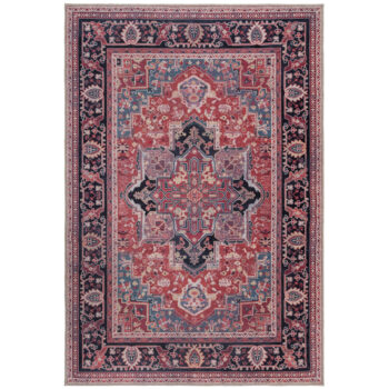 Flair Rugs, Kusový koberec Hebden Windsor Red, 120x170, červená, obývacia izba