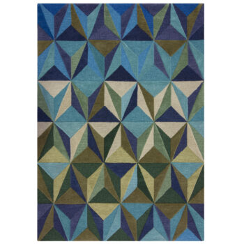 Flair Rugs, Kusový koberec Illusion Reverie Blue, 120x170, viacfarebná, detská izba
