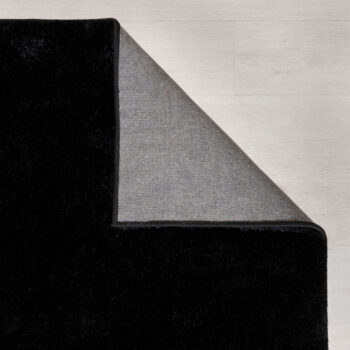 Flair Rugs, Kusový koberec Indulgence Velvet Black, 80x150, čierna, obývacia izba
