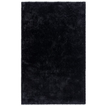 Flair Rugs, Kusový koberec Indulgence Velvet Black, 80x150, čierna, obývacia izba
